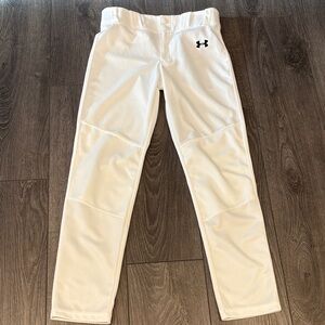 Under Armour Youth White Utility Softball Pants